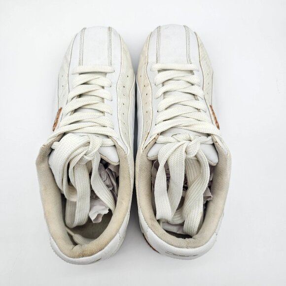 310 Motoring Monterey Model Sneaker White Leather White Snake Print Men's Size 9 - Picture 6 of 13